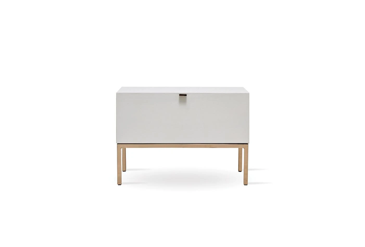 Нощно шкафче «Legato White» + чекмедже, размер 65х46х48см