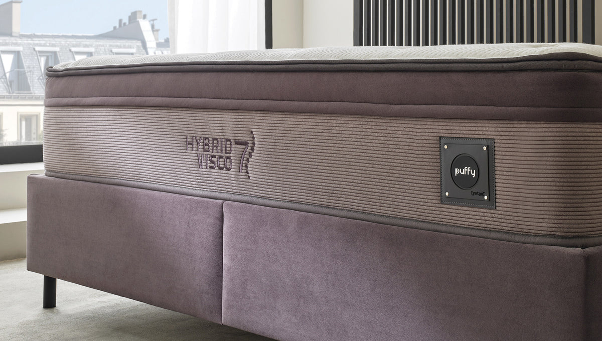 Матрак «Hybrid Visco 7» + пробиотици, свалящ се калъф, с покет пружинна система, 32 см