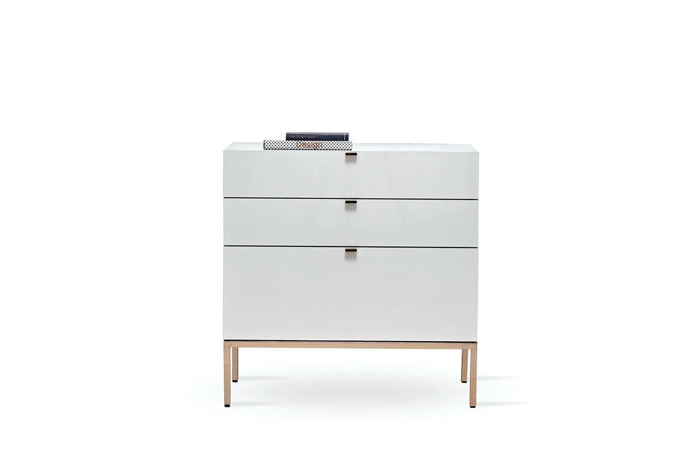 Шкаф «Legato White» с три чекмеджета и  органайзер, размер 80х81х48см
