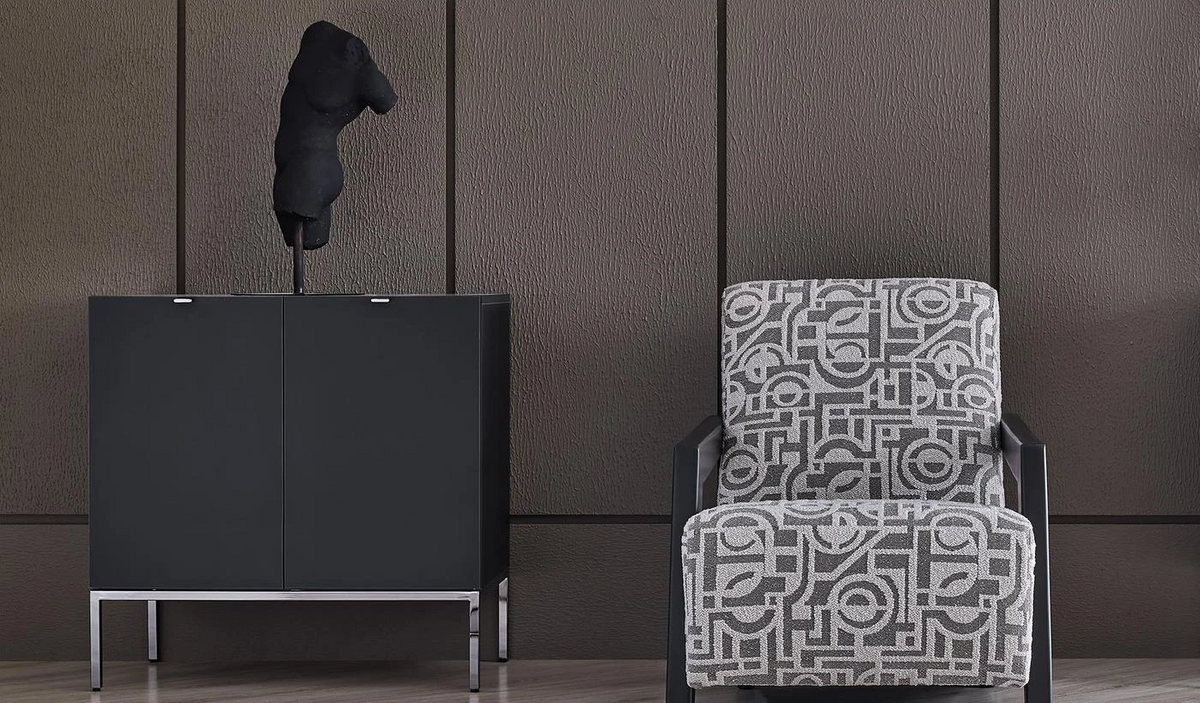 Шкаф «Legato Black» с размер 80х81х48см