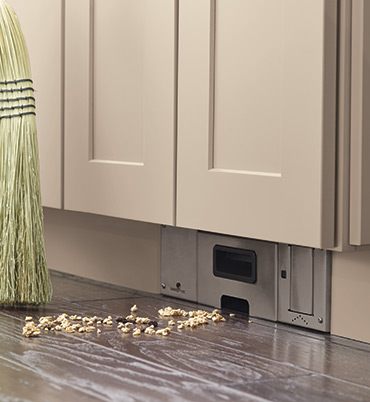 Toe Kick Vacuum Cabinet